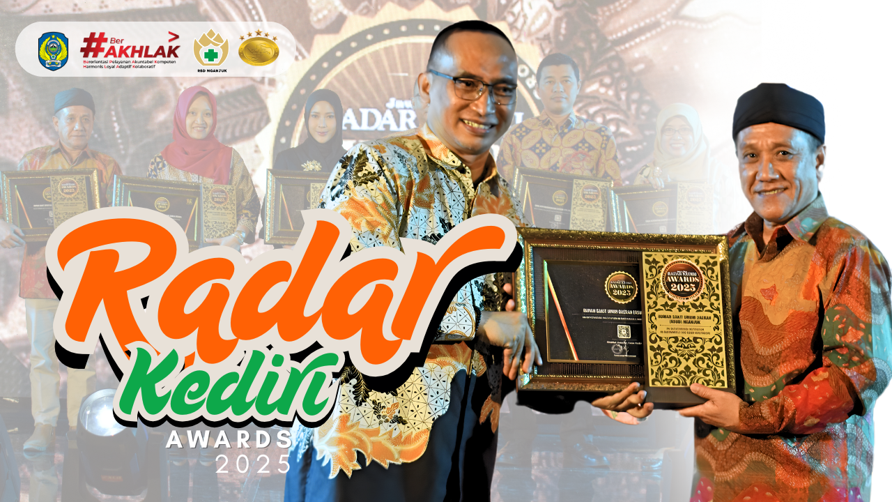 RSUD Nganjuk Raih Penghargaan “An Outstanding Institution in Sustainable and Good Healthcare” pada Radar Kediri Awards 2025
